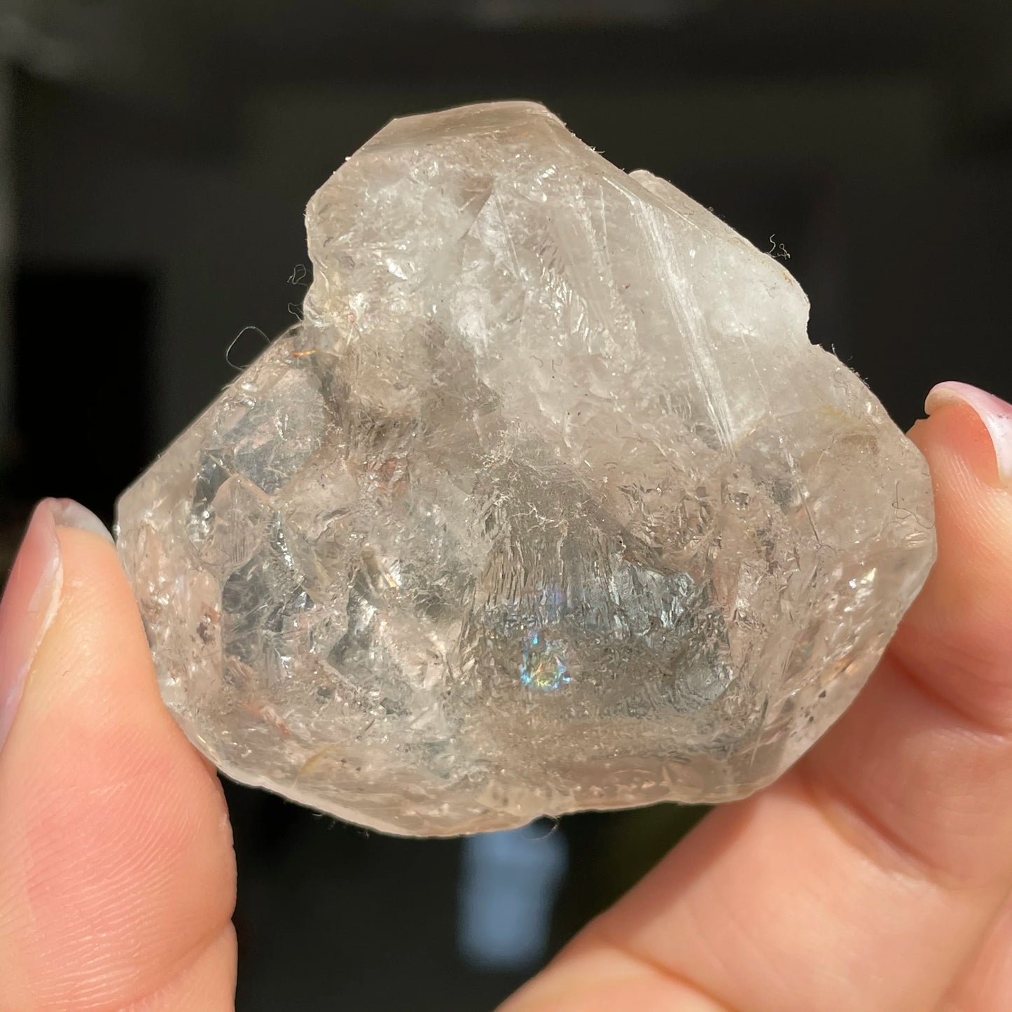 Natural Mozambican Raw Diamond Quartz Crystal