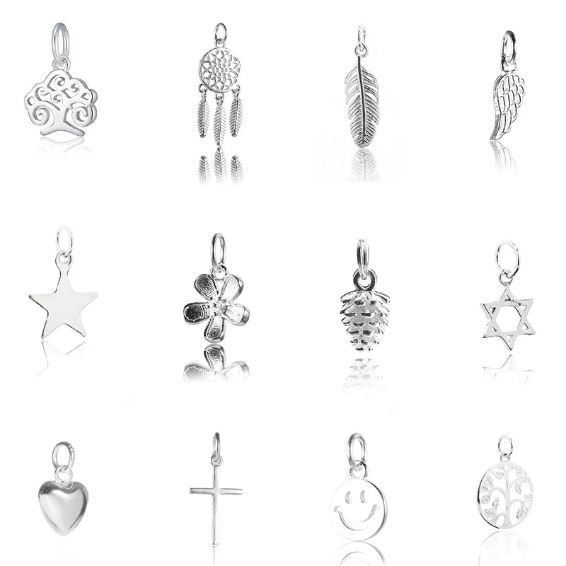 925 Sterling Silver Pendant Charms