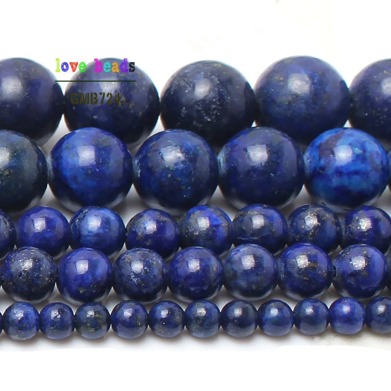 HQ Lapis Lazuli Round Beads
