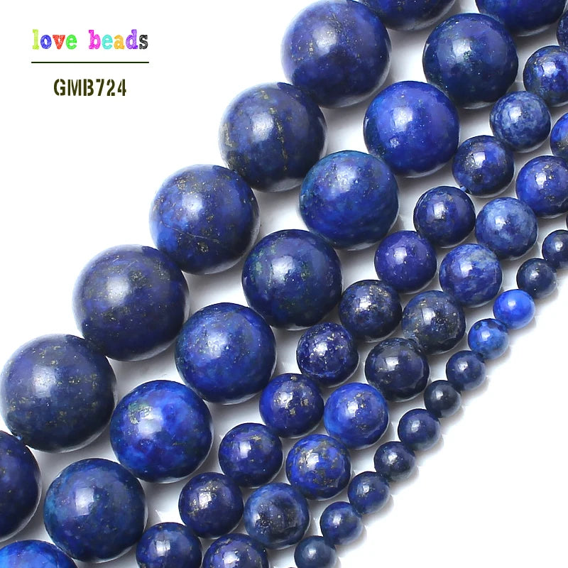 HQ Lapis Lazuli Round Beads
