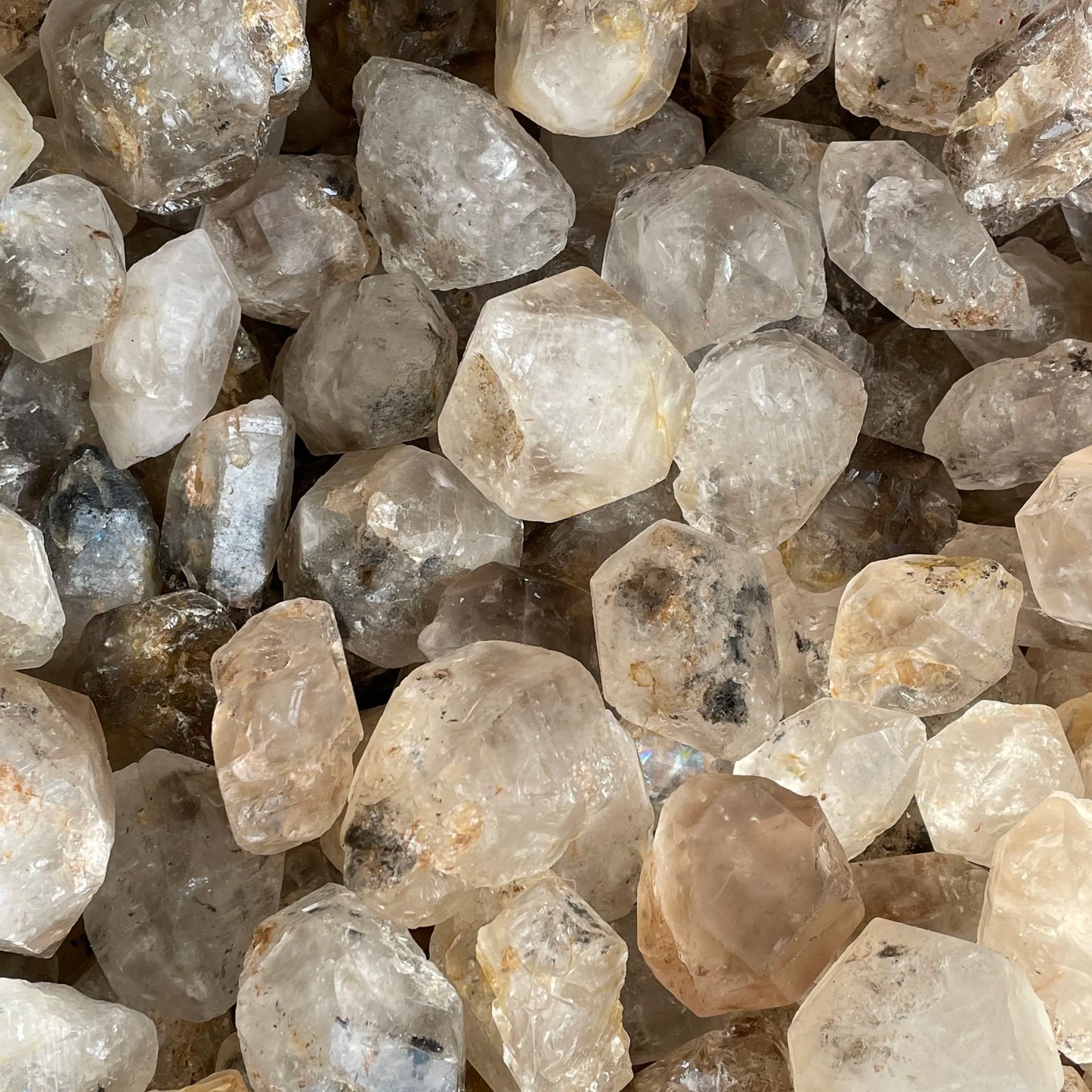 Natural Mozambican Raw Diamond Quartz Crystal