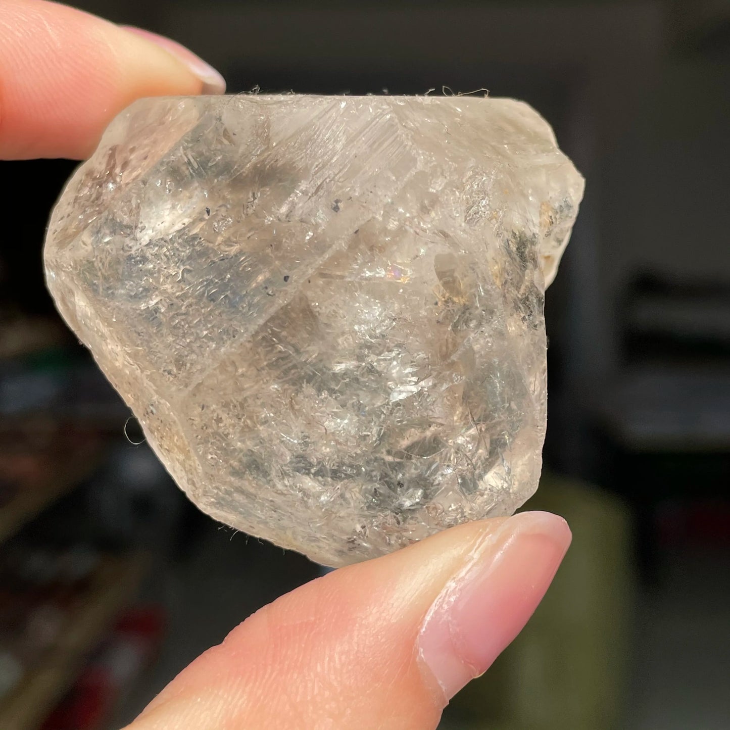 Natural Mozambican Raw Diamond Quartz Crystal