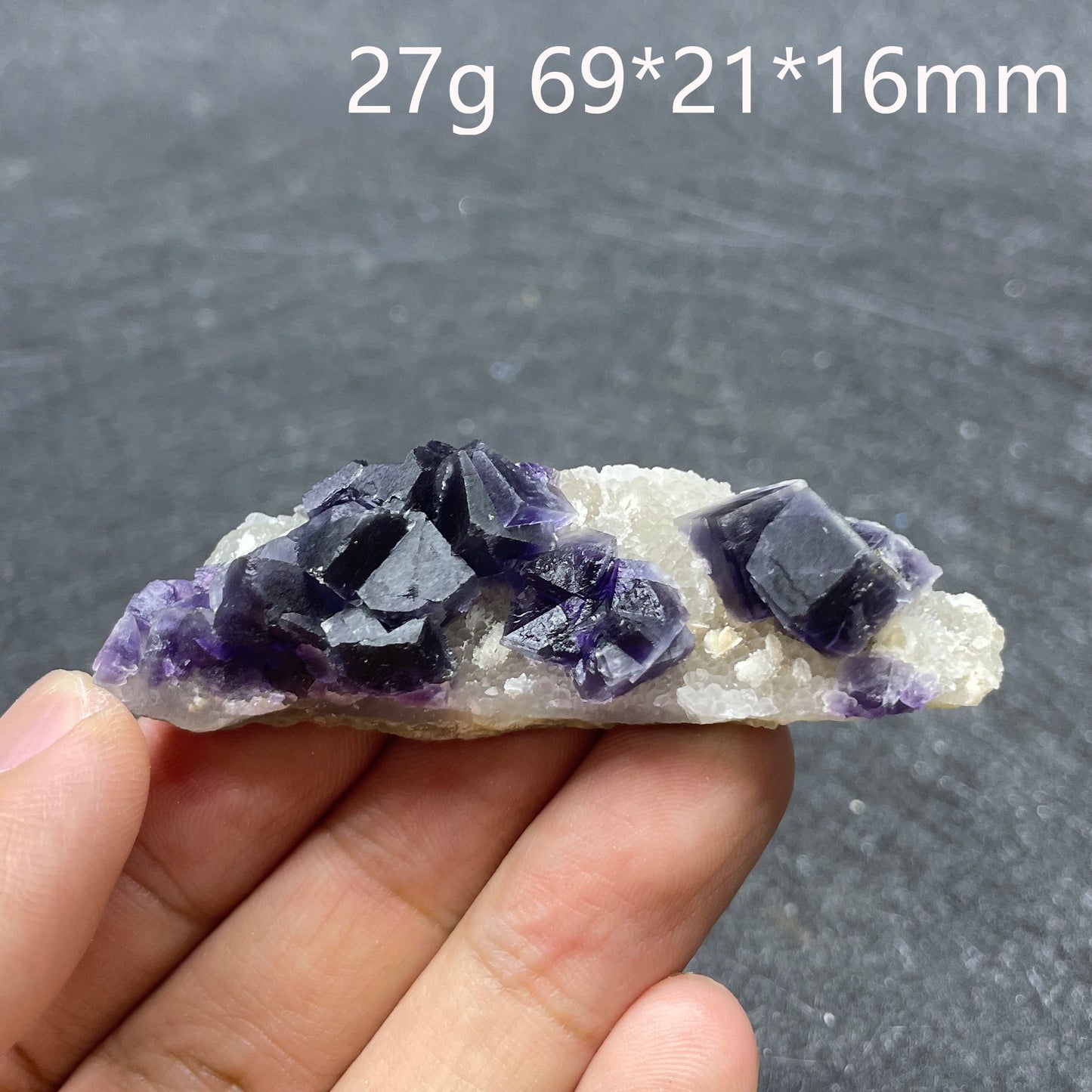 Natural Raw Purple Fluorite Crystal