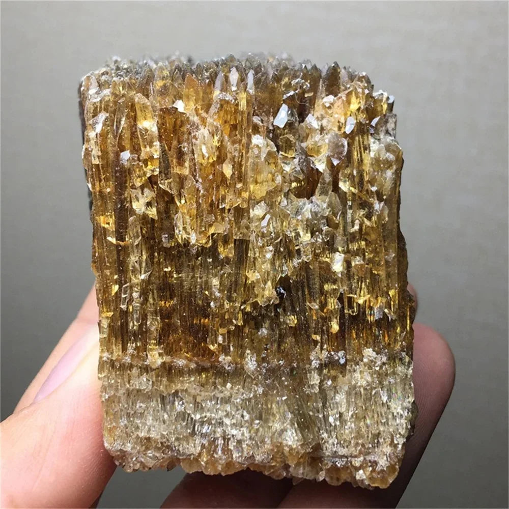 Amber Calcite Specimens