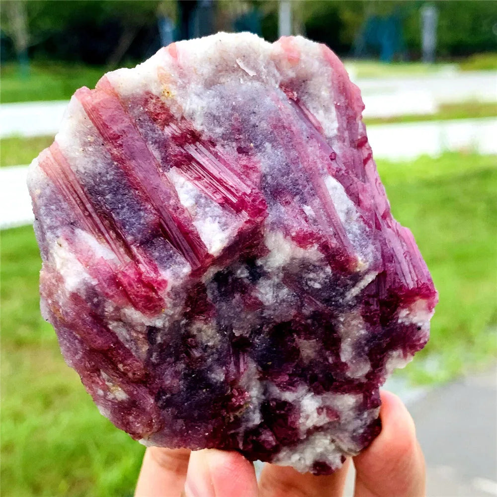 Natural Pink Tourmaline Crystal Specimen