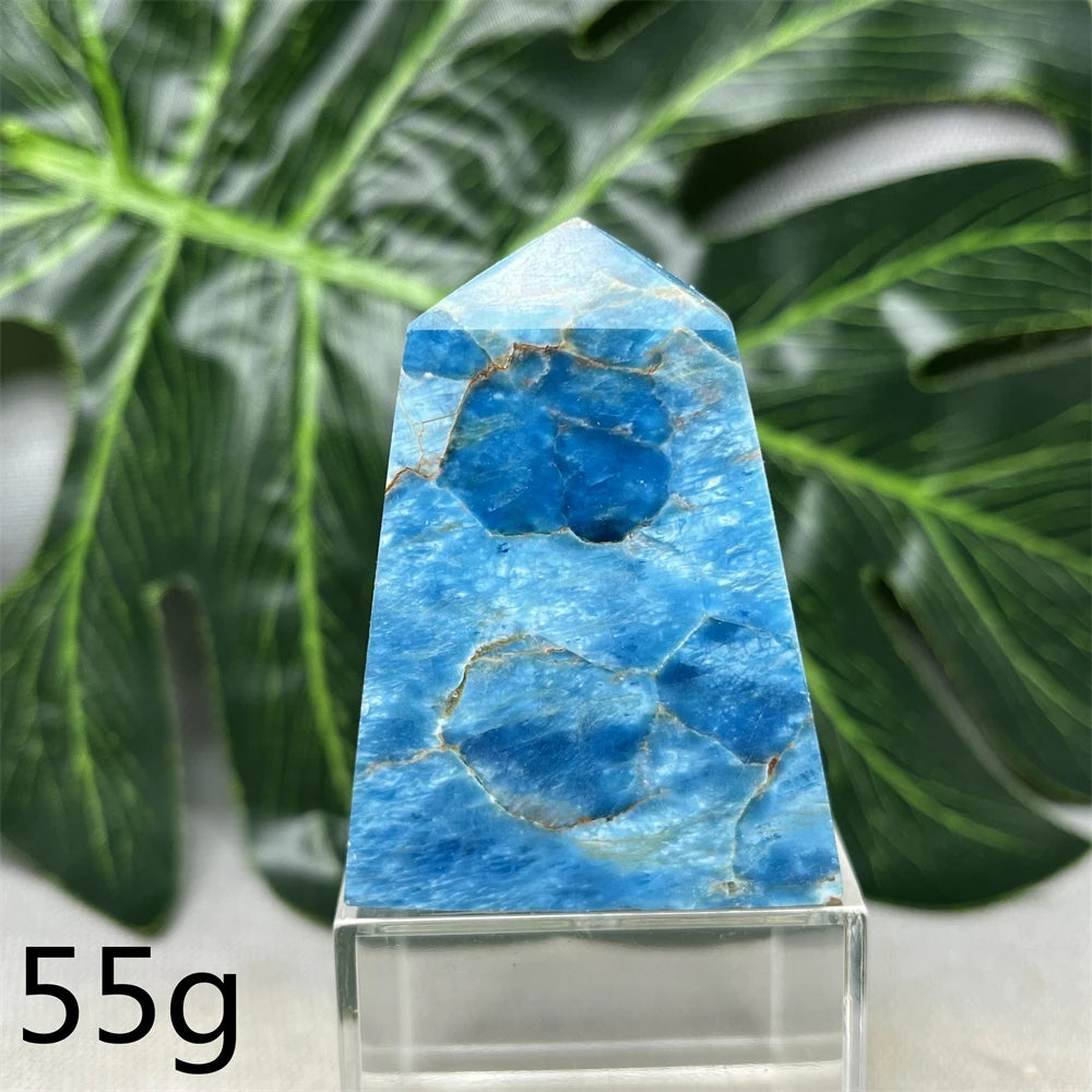 Natural Dominican Larimar Tower