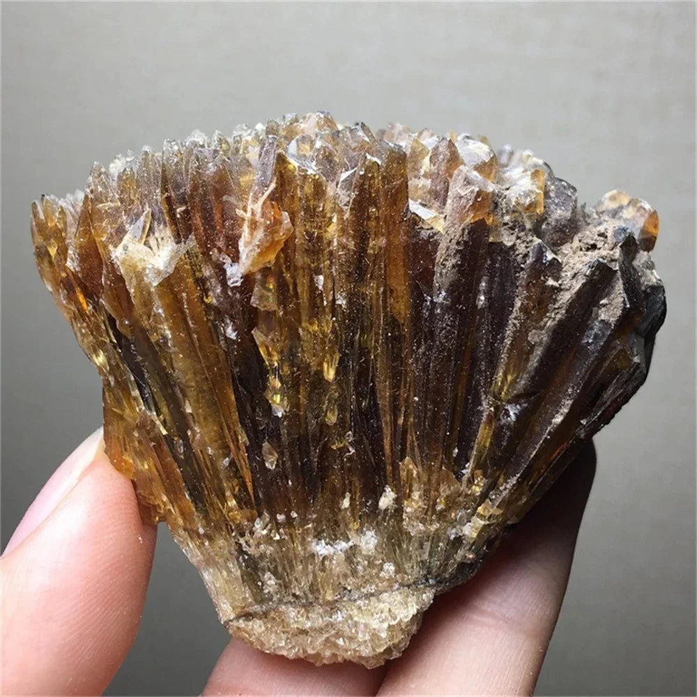 Amber Calcite Specimens