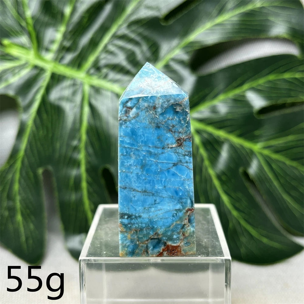 Natural Dominican Larimar Tower