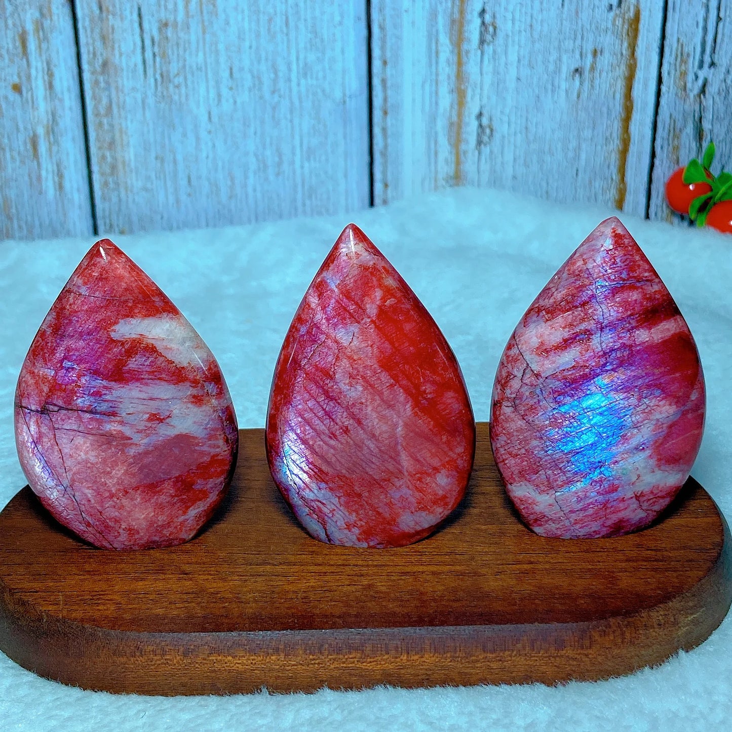 Natural Fire Moonstone Free Form Torch