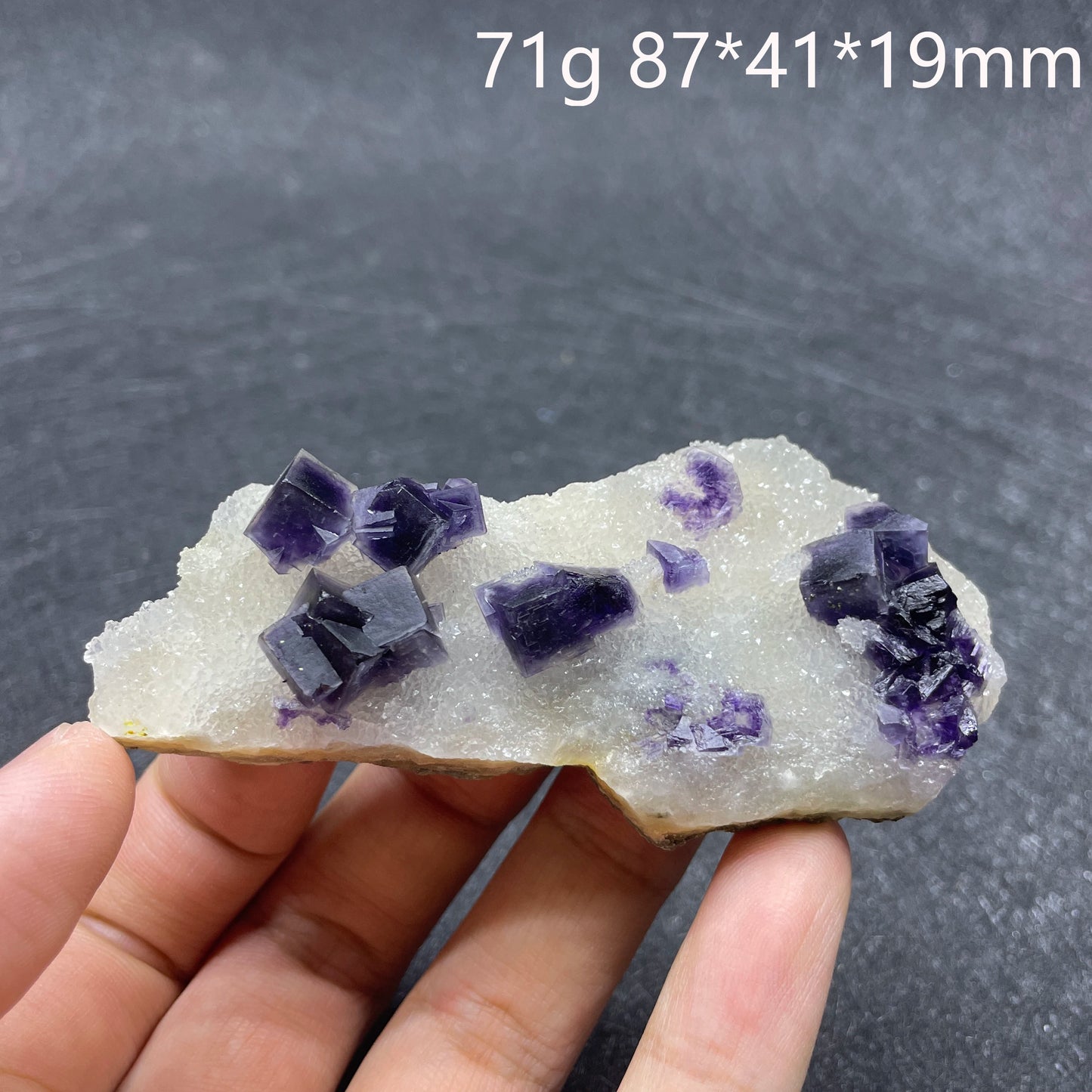 Natural Raw Purple Fluorite Crystal
