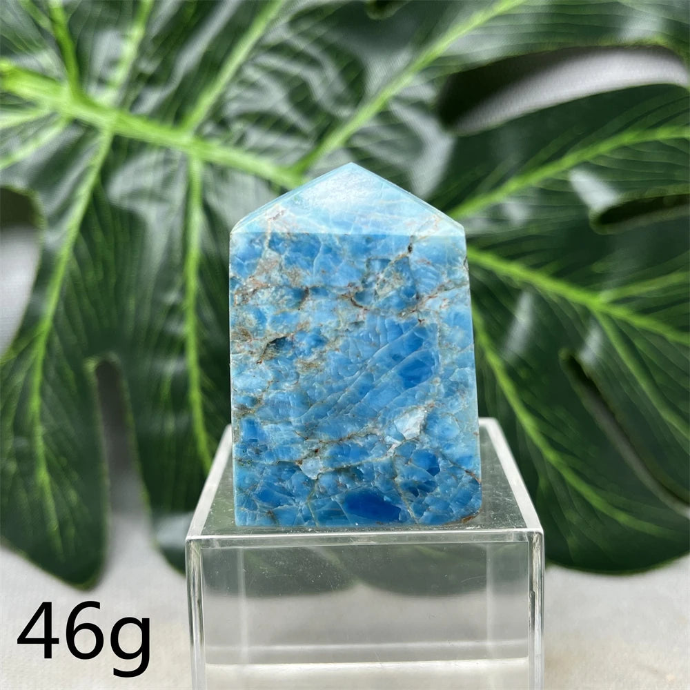 Natural Dominican Larimar Tower