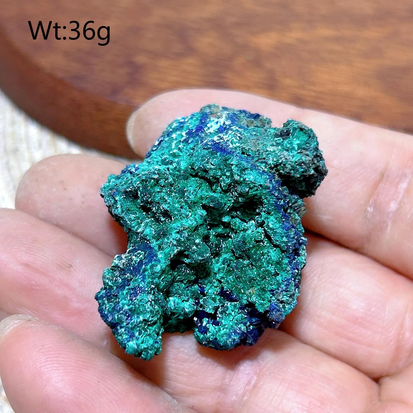 HQ Natural Chrysocolla With Azurite Specimen Medium