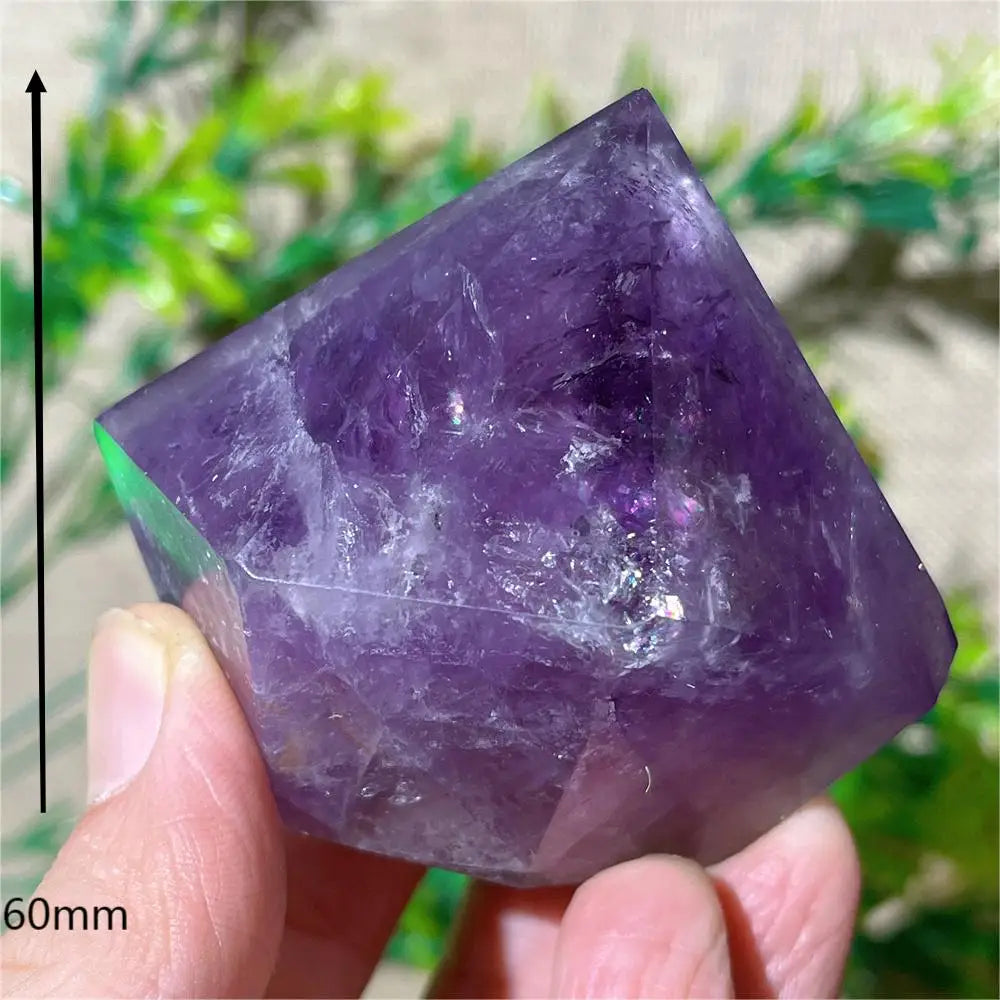 HQ Dark Purple Amethyst Cupcake Freeform