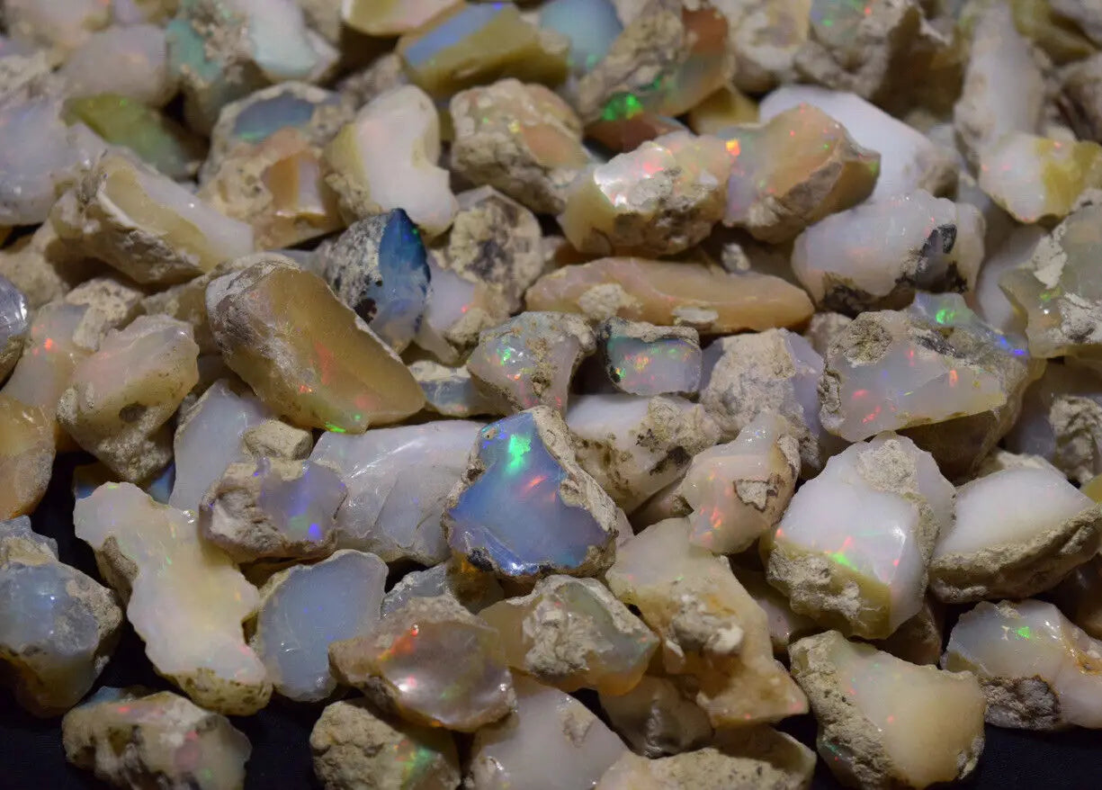 Natural Ethiopian Raw Welo Opal Nuggets