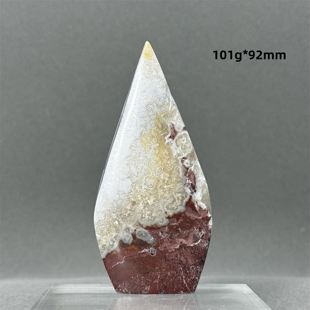 Natural Mexican Crazy Lace Agate Freeform Torch