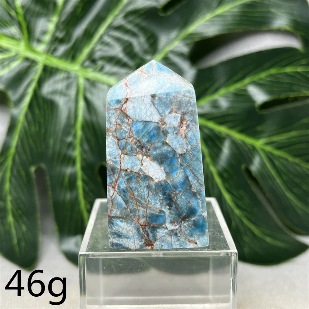 Natural Dominican Larimar Tower