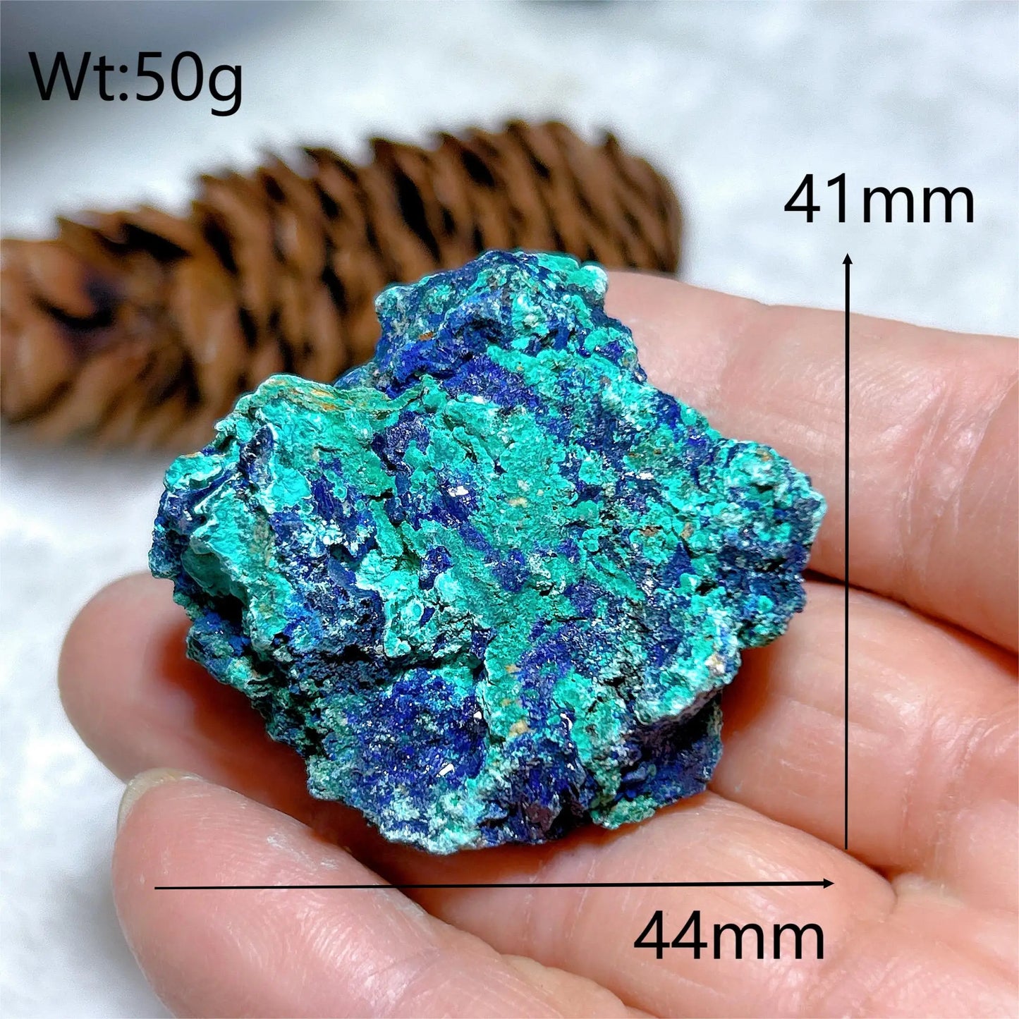 HQ Natural Chrysocolla With Azurite Specimen Medium