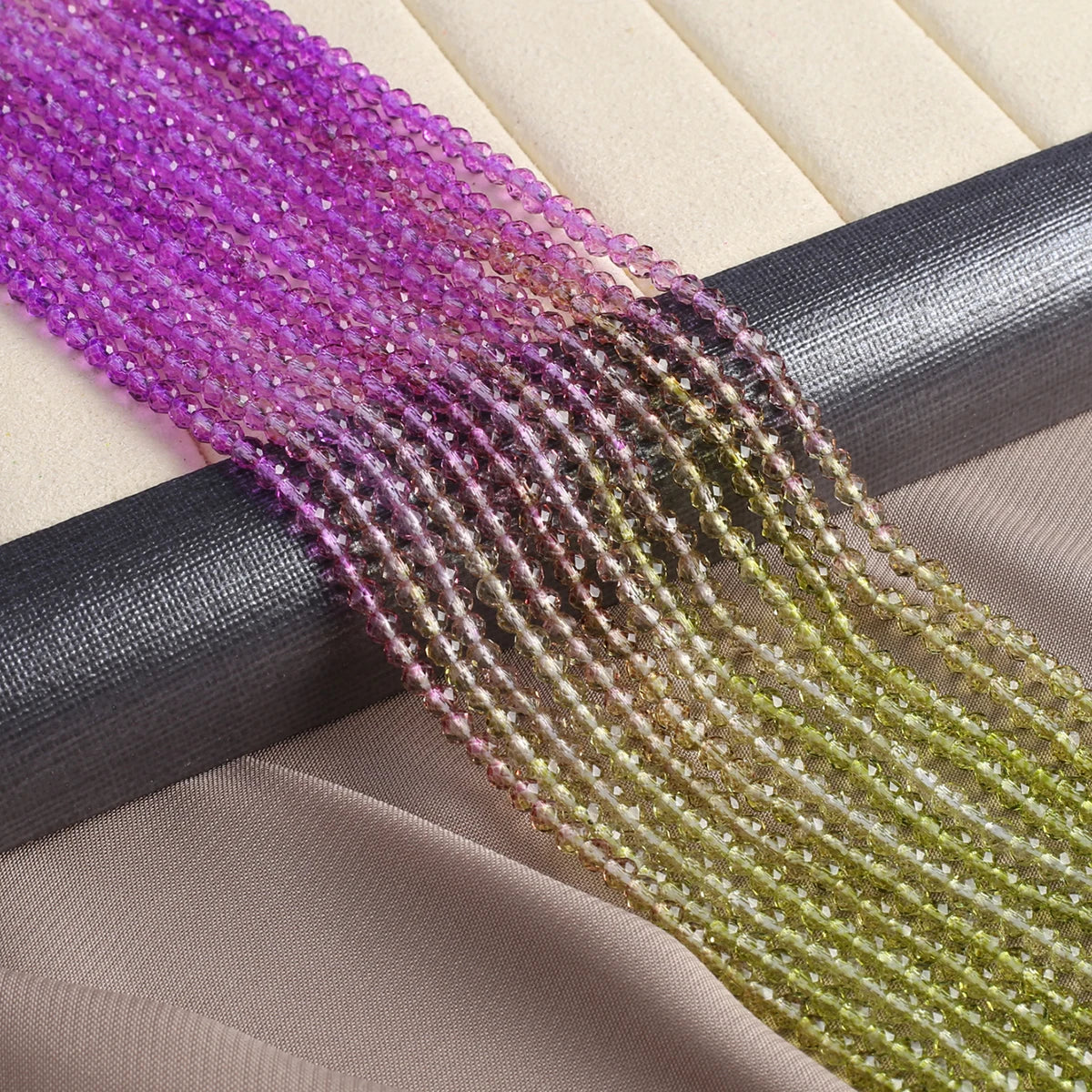 2mm Gradient Natural Stone Bead Strand