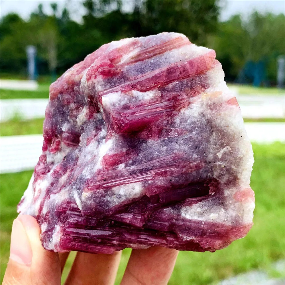 Natural Pink Tourmaline Crystal Specimen
