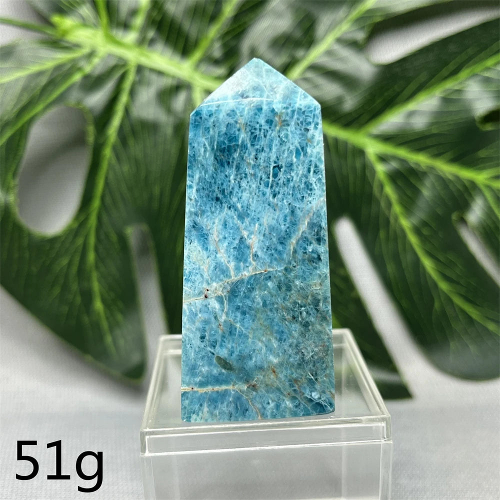 Natural Dominican Larimar Tower