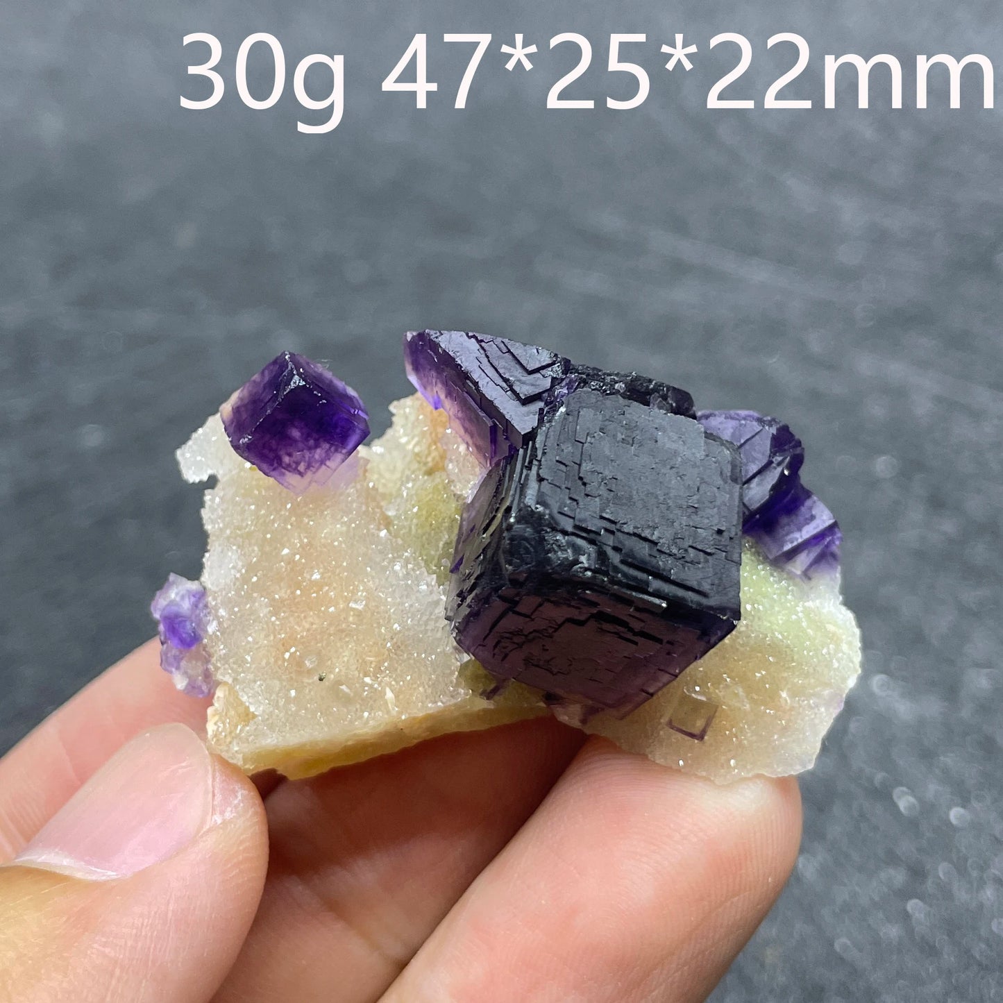 Natural Raw Purple Fluorite Crystal