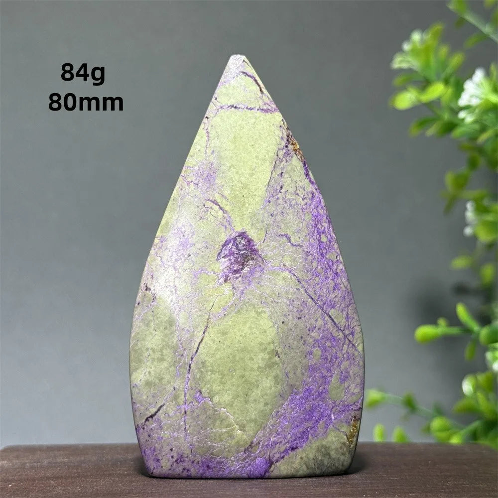 Natural Atlantisite Free-Form Torch