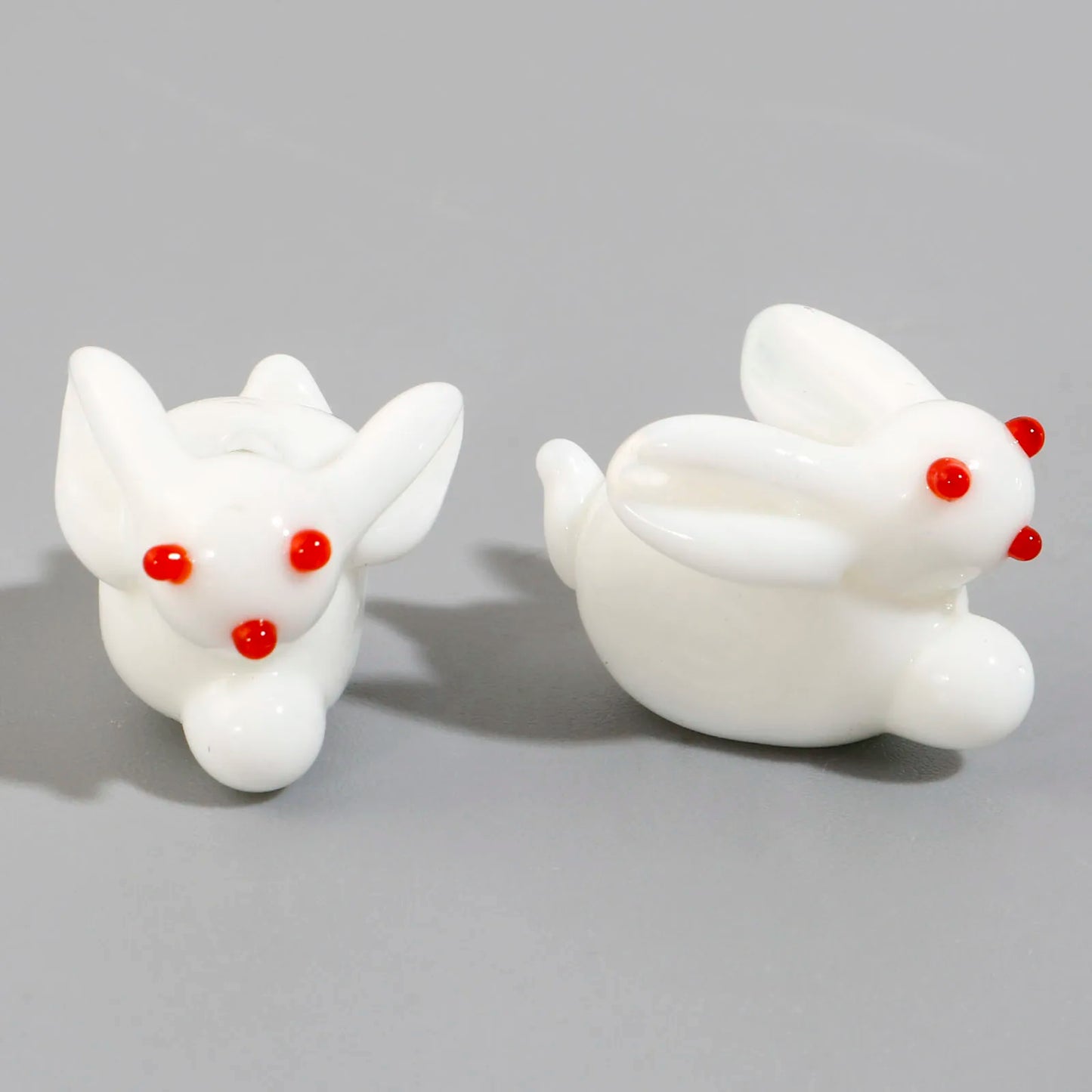 2pcs Panda Lampwork Glass Beads (14mm)