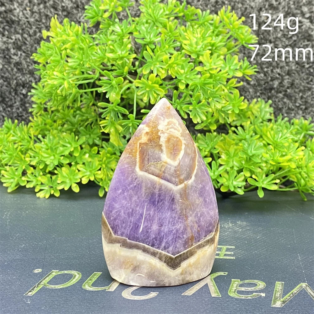 Natural Fantasy Amethyst Free Form Torch