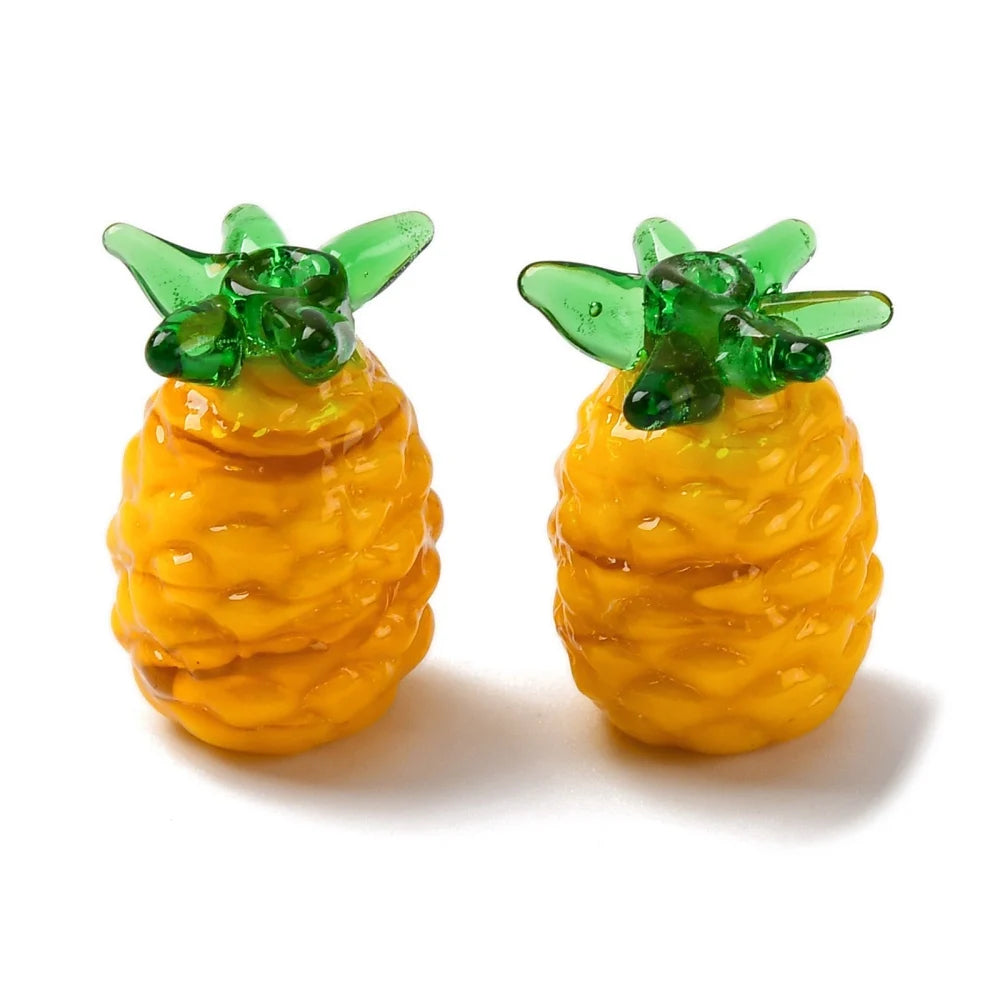 10Pcs Assorted Fruit Handmade Lampwork Beads