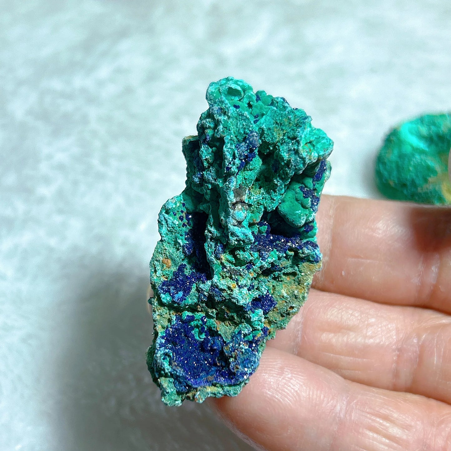 HQ Natural Chrysocolla With Azurite Specimen Medium