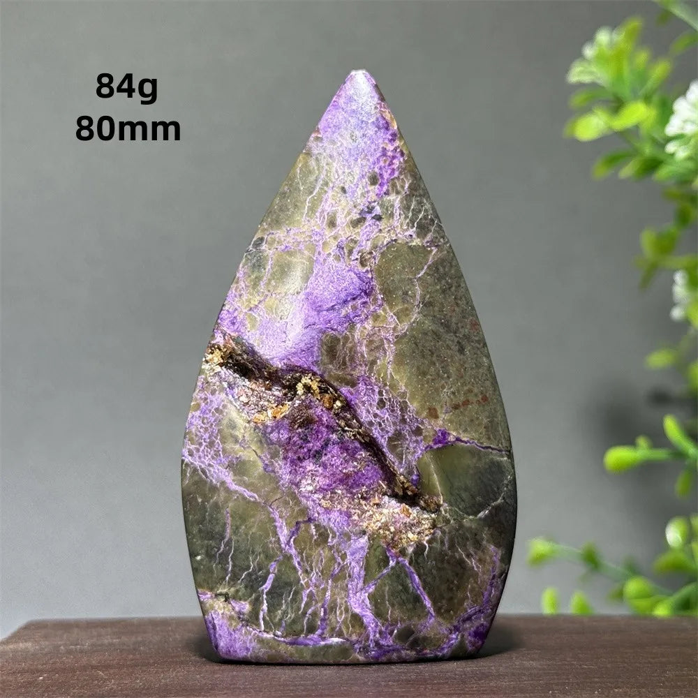 Natural Atlantisite Free-Form Torch