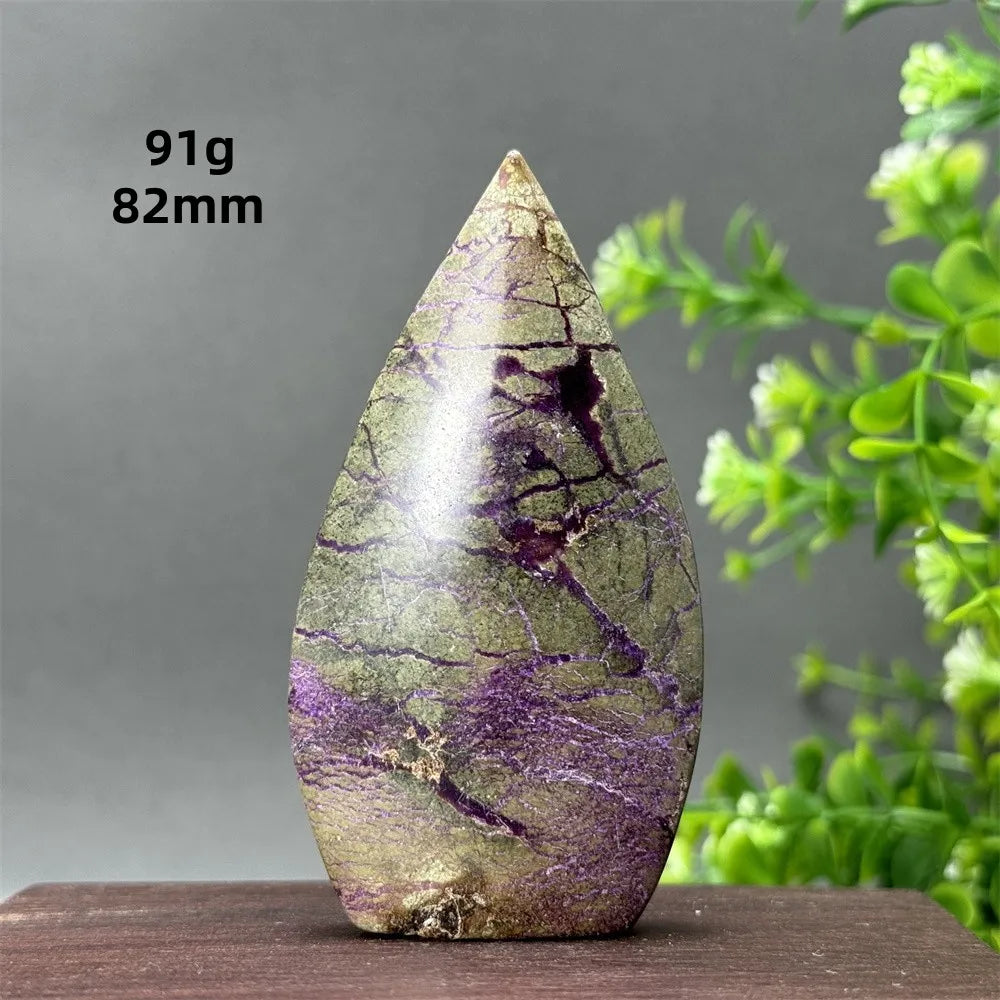 Natural Atlantisite Free-Form Torch