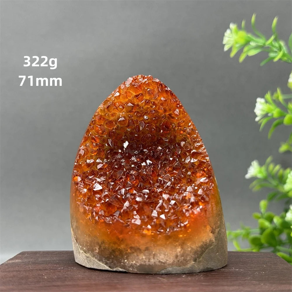 HQ Brazilian Citrine Freeform Geode