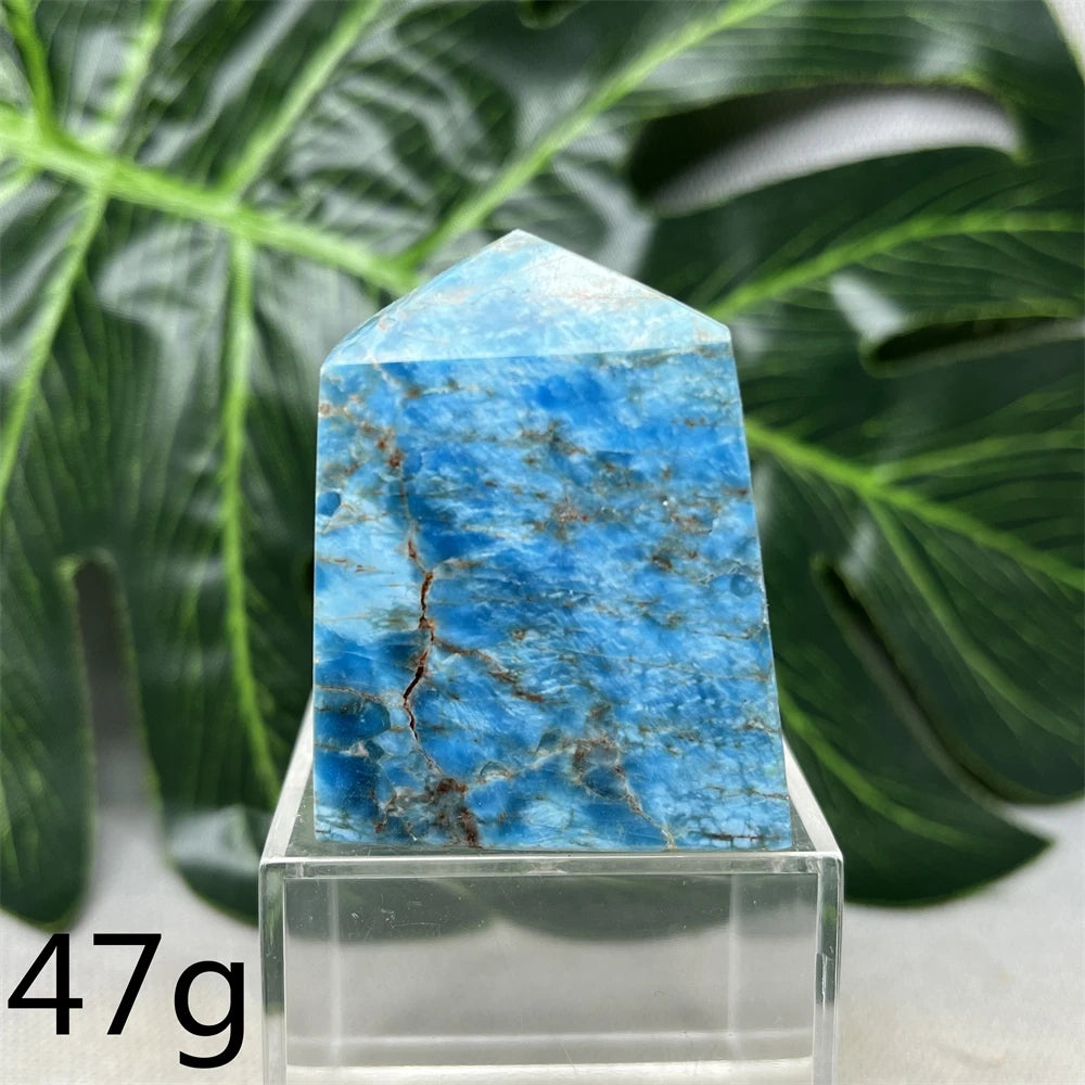 Natural Dominican Larimar Tower