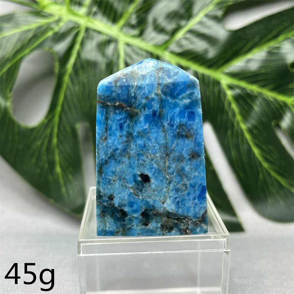 Natural Dominican Larimar Tower
