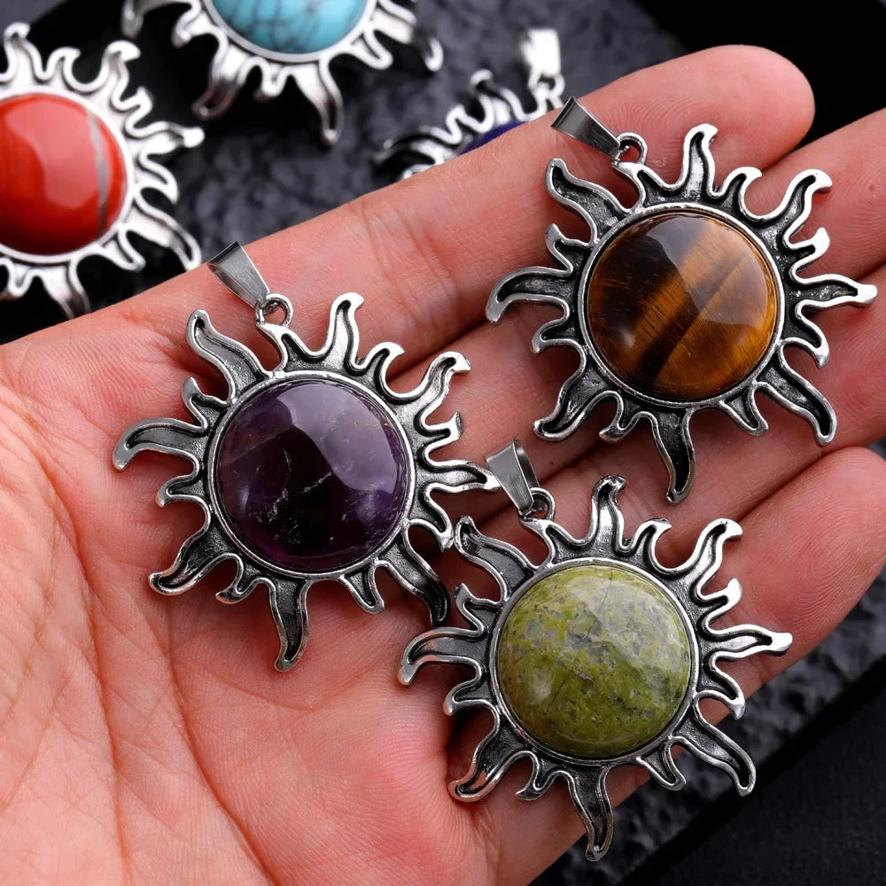 Sun Pendant Necklace