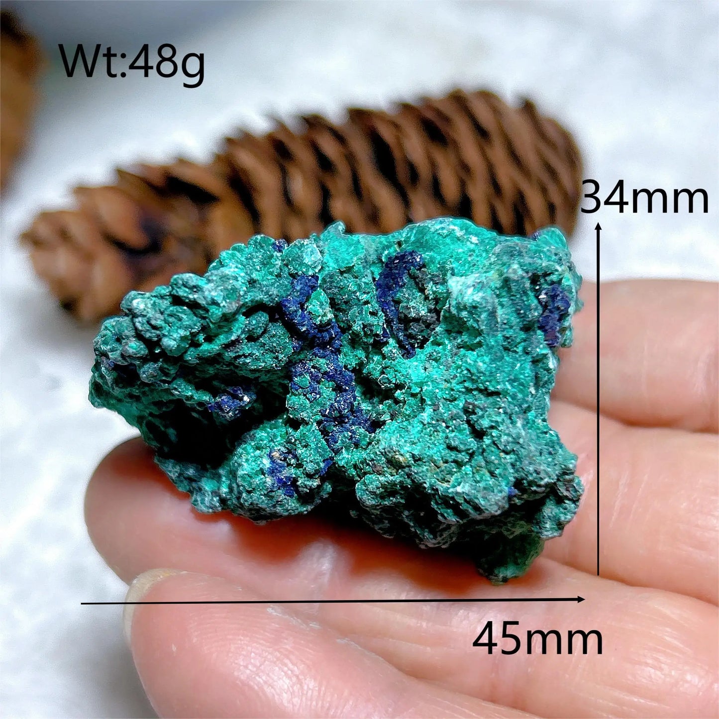HQ Natural Chrysocolla With Azurite Specimen Medium