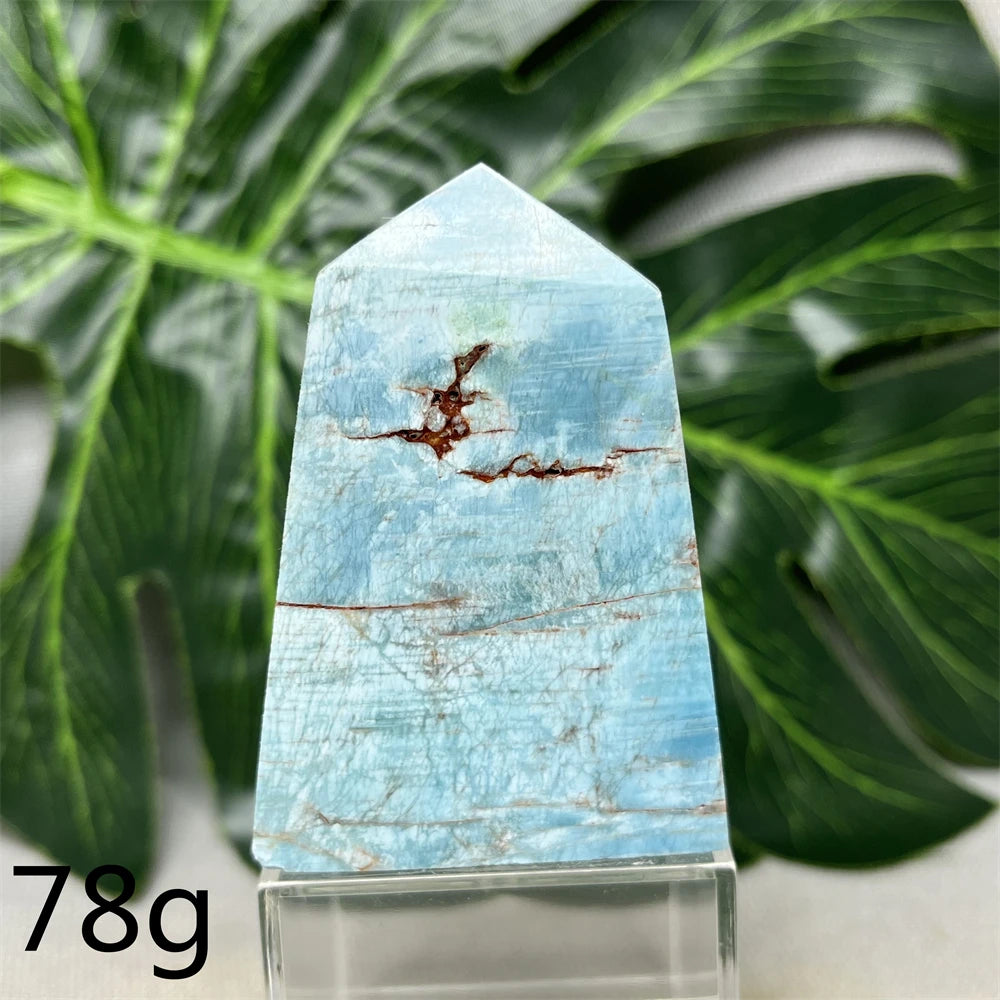 Natural Dominican Larimar Tower