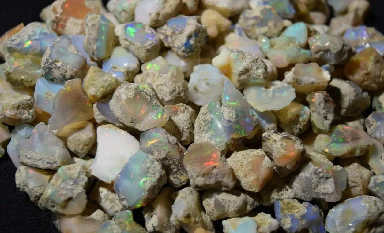 Natural Ethiopian Raw Welo Opal Nuggets