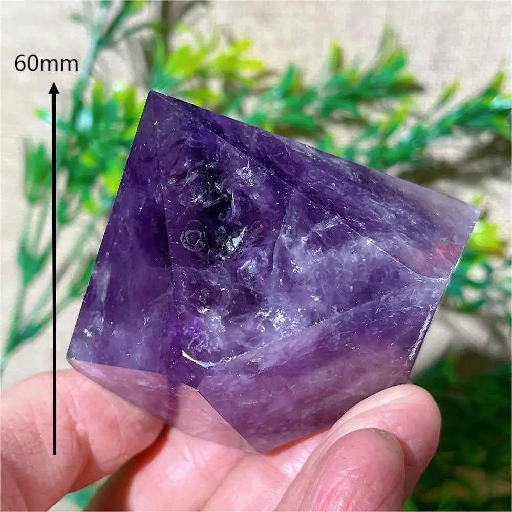 HQ Dark Purple Amethyst Cupcake Freeform