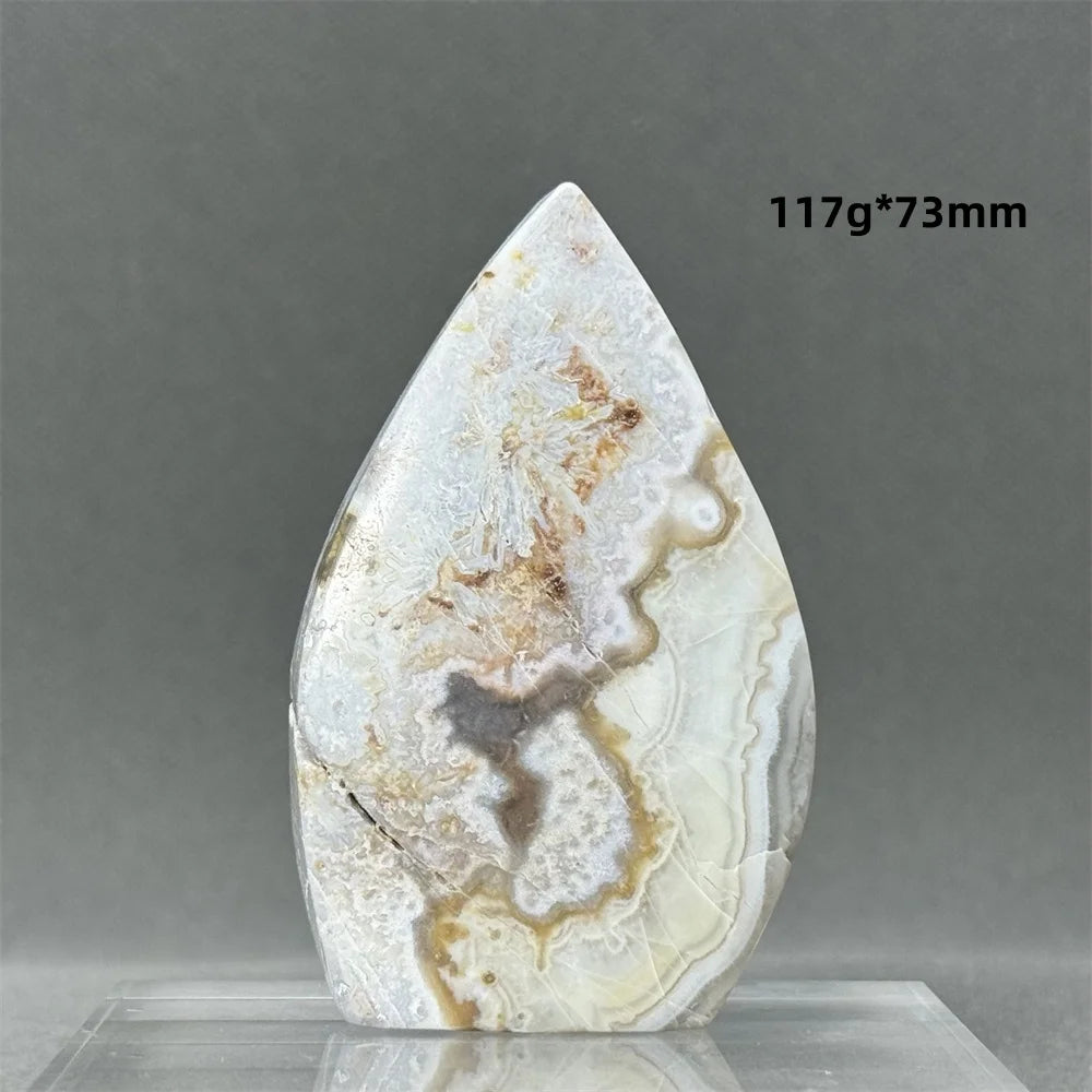 Natural Mexican Crazy Lace Agate Freeform Torch