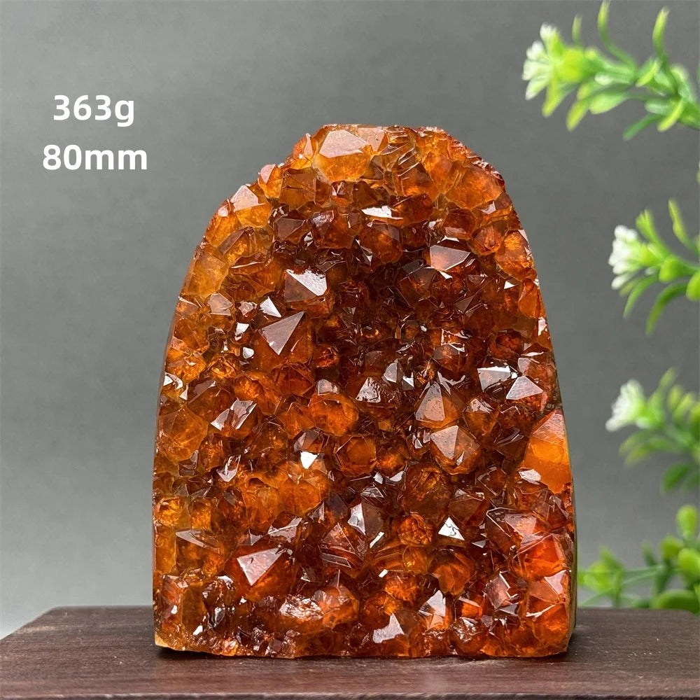 HQ Brazilian Citrine Freeform Geode
