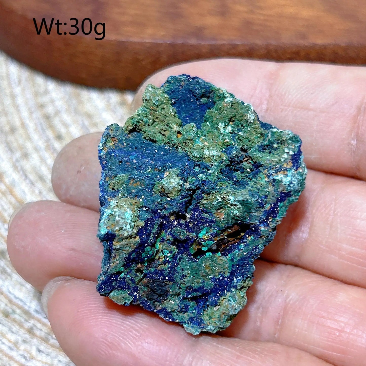 HQ Natural Chrysocolla With Azurite Specimen Medium