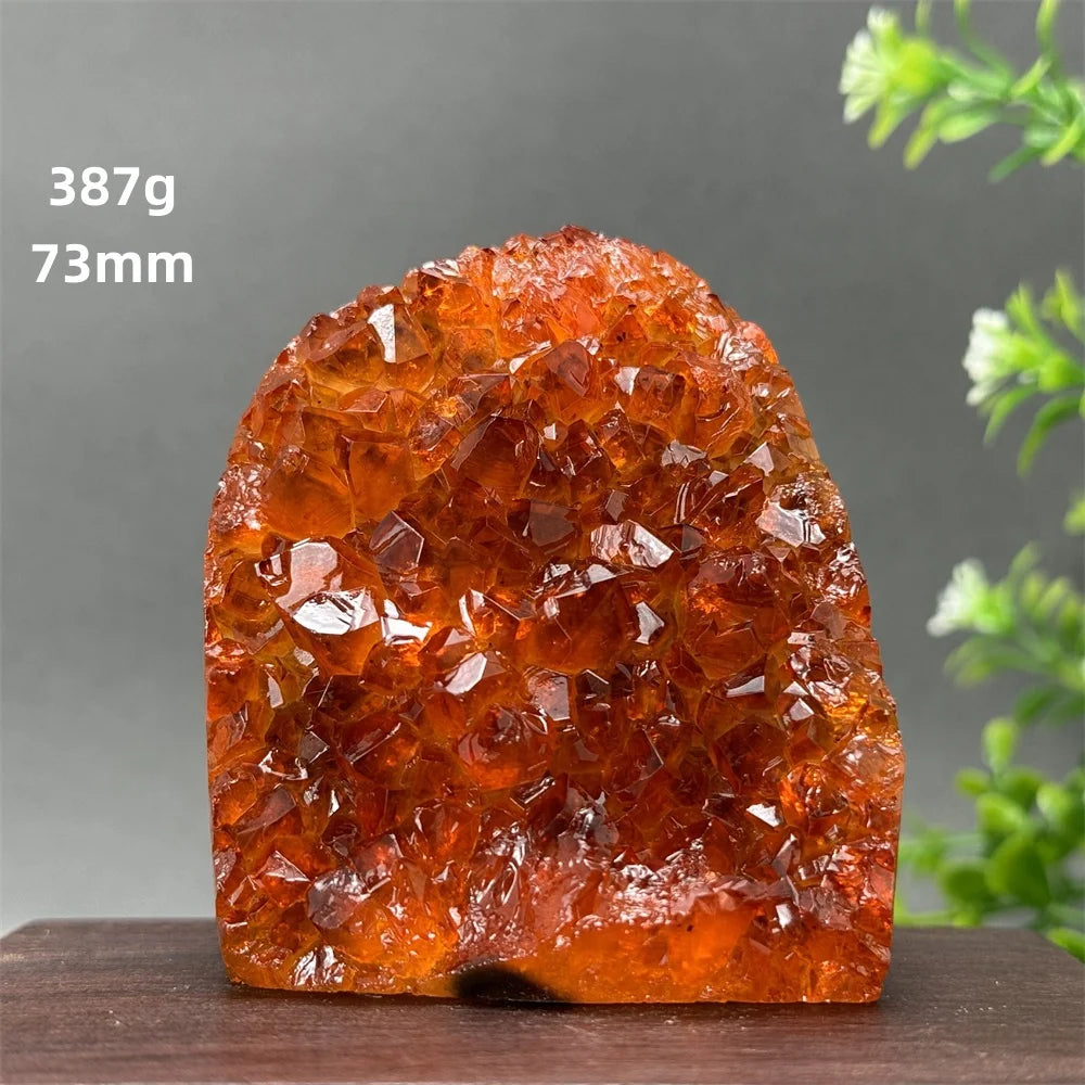 HQ Brazilian Citrine Freeform Geode