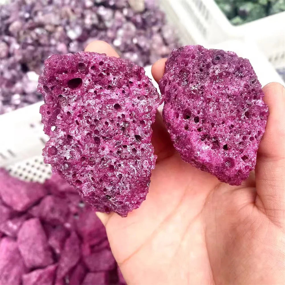Raw Red Corundum Ruby