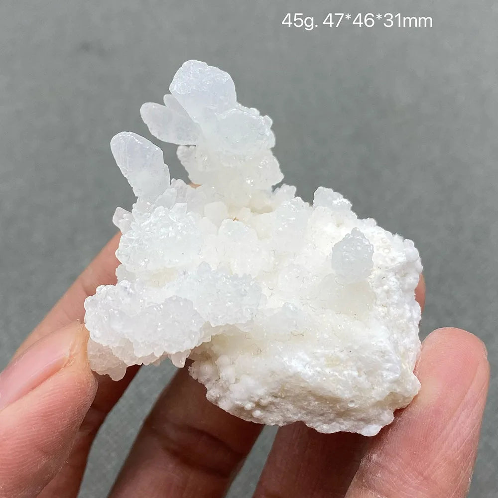100% Natural Hydrozincite Mineral Specimen (Crystal Flower)