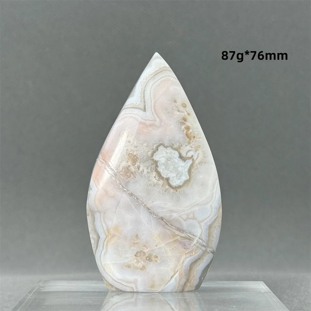 Natural Mexican Crazy Lace Agate Freeform Torch