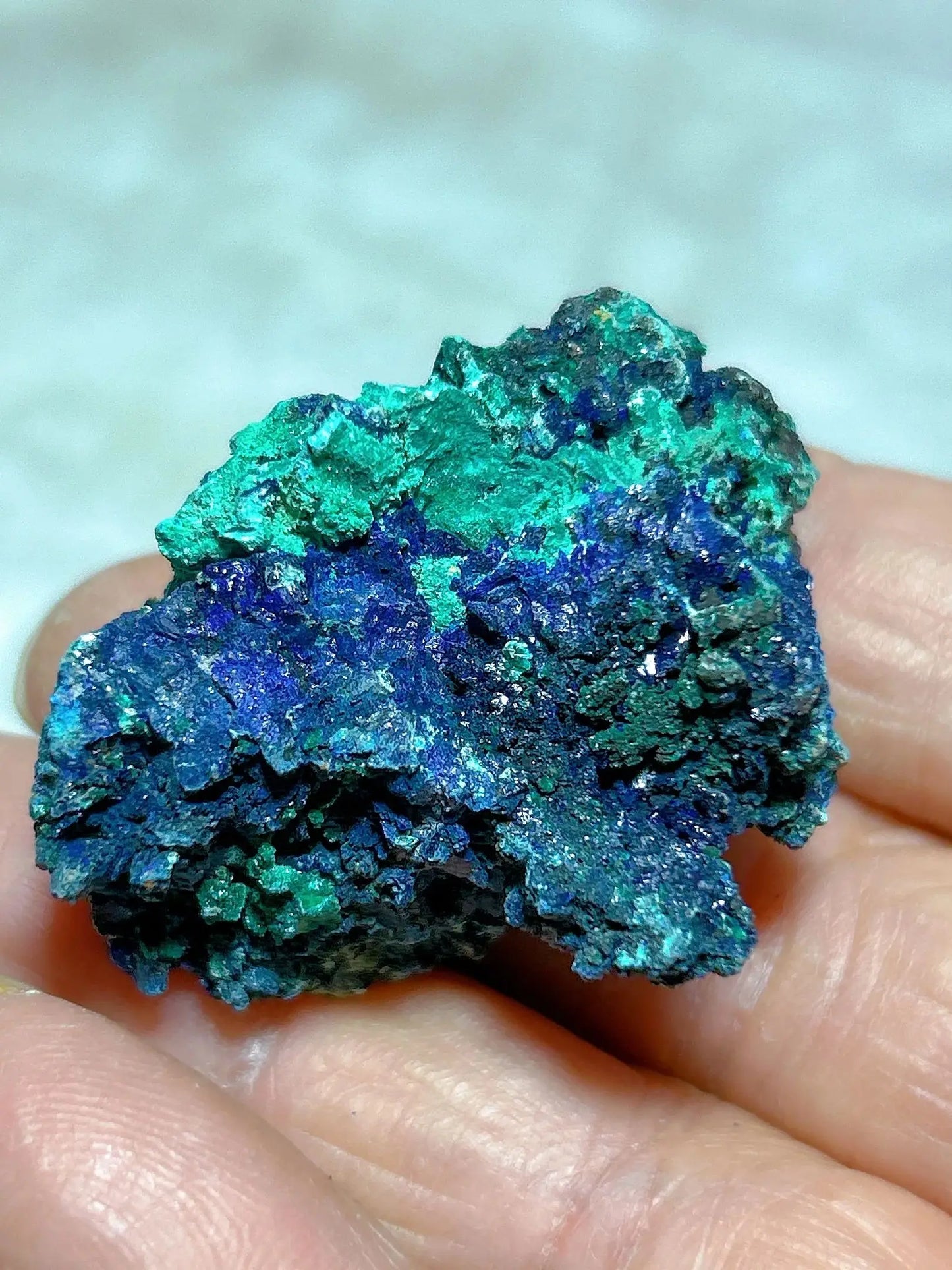 HQ Natural Chrysocolla With Azurite Specimen Medium