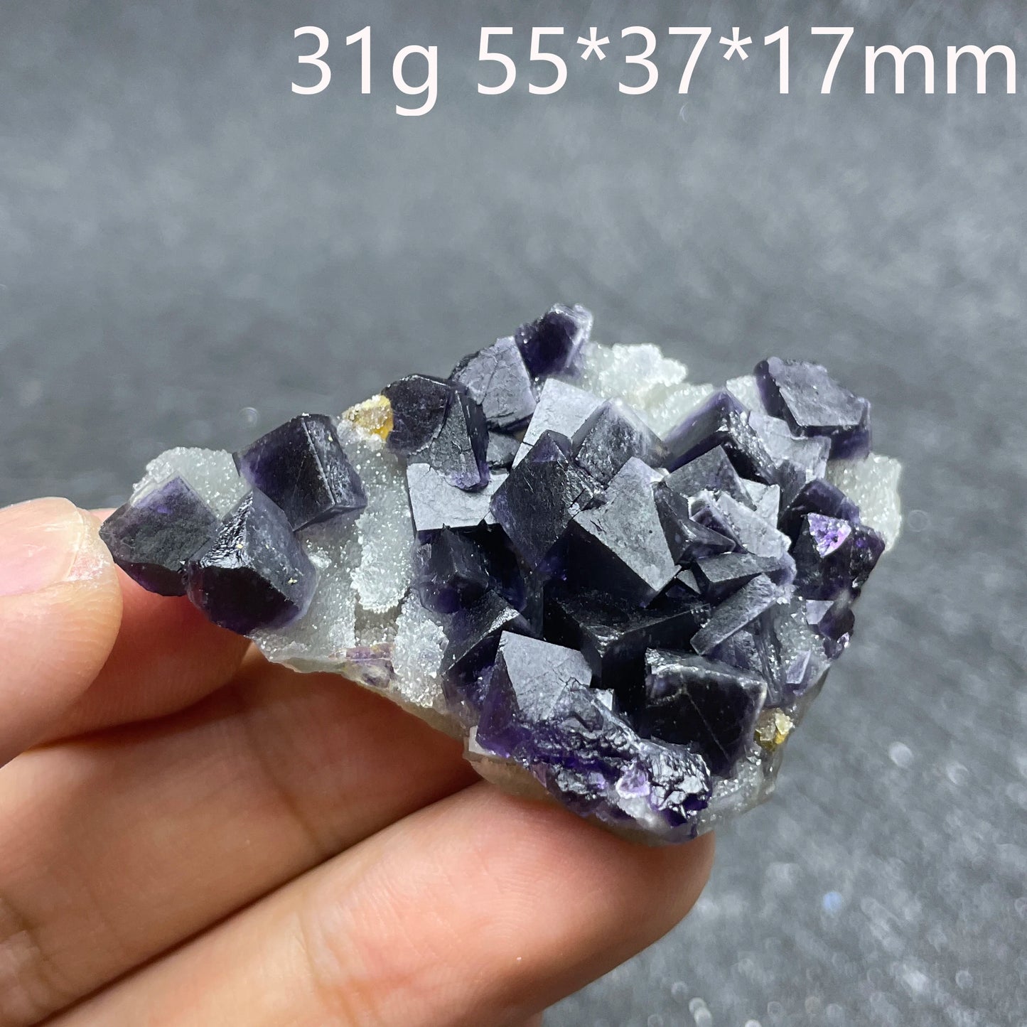 Natural Raw Purple Fluorite Crystal