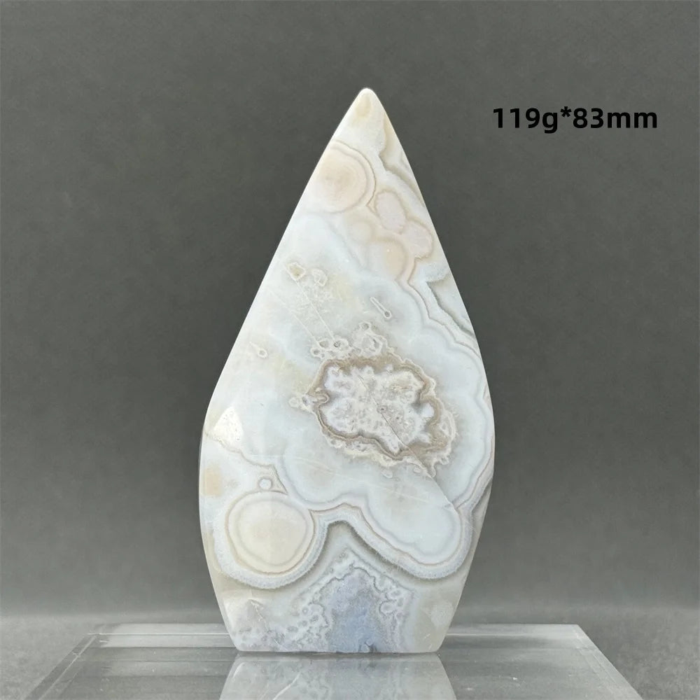 Natural Mexican Crazy Lace Agate Freeform Torch